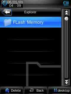 File directory The File Directory lets you view a list of media files on your MP3 Player.