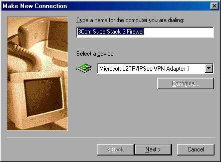 Windows 98, Me, Dial-up Networking Connection Wizard Step 1 From My Computer, Open Dial-Up Networking Step 2 Double click Make New Connection Step 3
