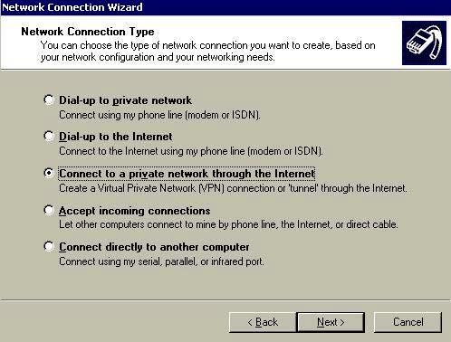 select Settings>Network and Dialup Connections>Make New