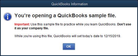 QuickBooks Fundamentals 2015 Step 3. Step 4. Step 5. If you don t see the No Company Open window (Figure 1-2), select the File menu, and then select Close Company.