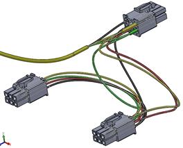 Routing Flattened Disjointed Routes The electrical flattening functionality allows disjointed routes in Manufacturing and Annotation styles.