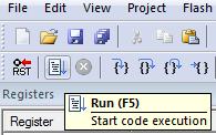 Step 5: Build the Project 33 Click the Build button; or use menu Project > Build target.