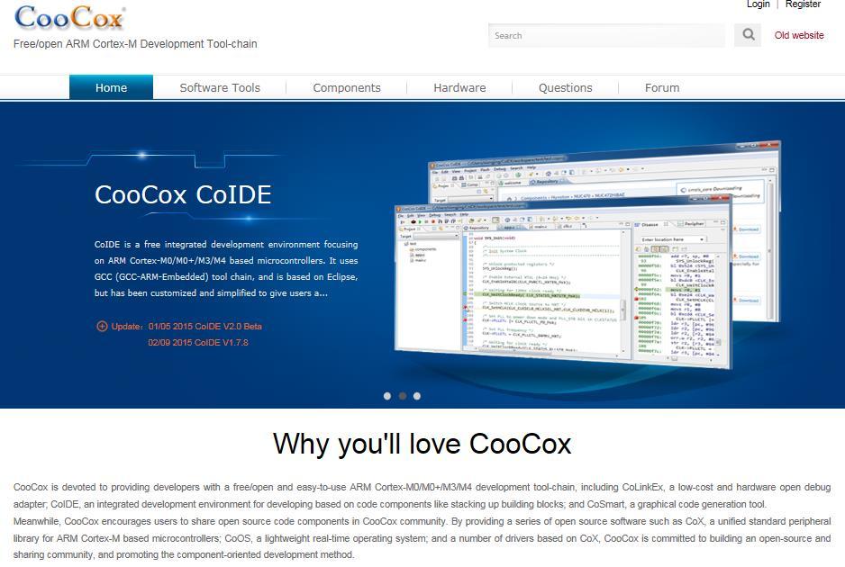 CoIDE Free Eclipse-based simplified software development environment: Supports all STM32 mcus and Nucleo boards. Supports STM32Cube firmware (HAL).