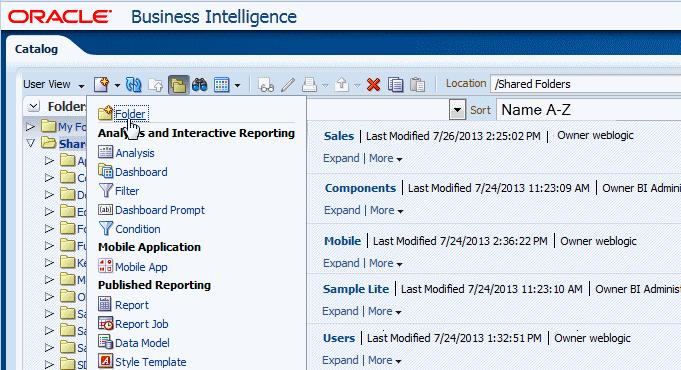 setting up a remote Apps Library, see "Reference for Administrators" in the Oracle Fusion Middleware User s Guide for Oracle Business Intelligence Mobile App Designer.