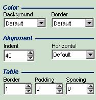 Horizontal Adjust the horizontal alignment within the cell. Wrap text Check to automatically wrap the label to a new line if it exceeds the defined cell width. The default is checked.