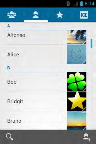 People The People application lets you store and manage contacts from a variety of sources, including contacts you enter and save directly in your device as well as contacts synchronized with your