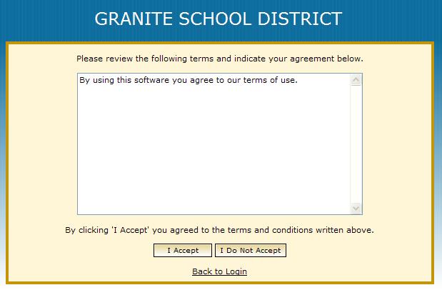 Accessing The Parent/Student Portal In a supported Internet browser, enter the URL: https://gb.graniteschools.
