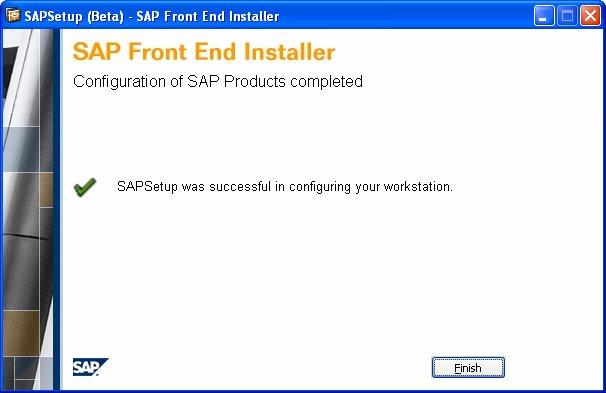 ... SAP NetWeaver 2004s The Installation Tool records the progress also in a LOG file that can be found at: % ProgramFiles%\Sap\SapSetup\Logs\NwSapSetup.