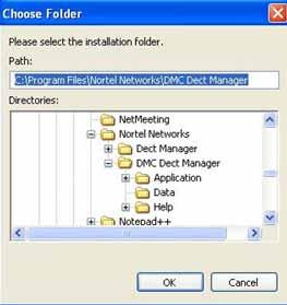 choose a new destination location. The Choose Folder window appears.