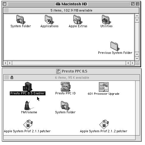 Mac OS 8.5 Installation Instructions - Presto PPC Processor Upgrade Card 13.
