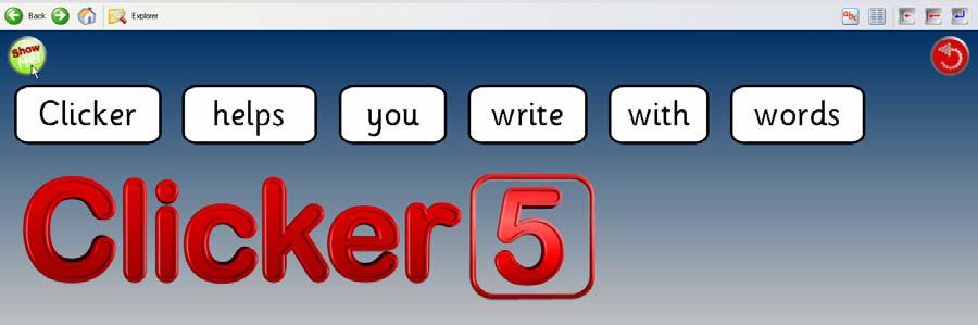 If you are familiar with Clicker 4, you may want to just click the Click here to find out what s new in Clicker version 5 button.