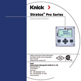 Documents Supplied CD-ROM Complete documentation: Instruction manuals Safety instructions Short instructions Stratos Pro Series Safety Instructions Safety Information In official EU