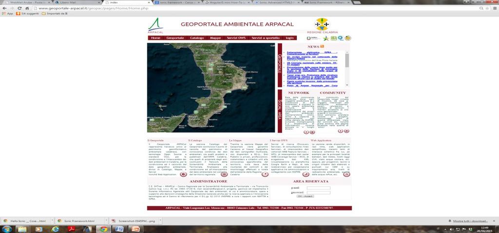 The Geoportal is an open space that can be used by all stakeholders to the geographic informations.