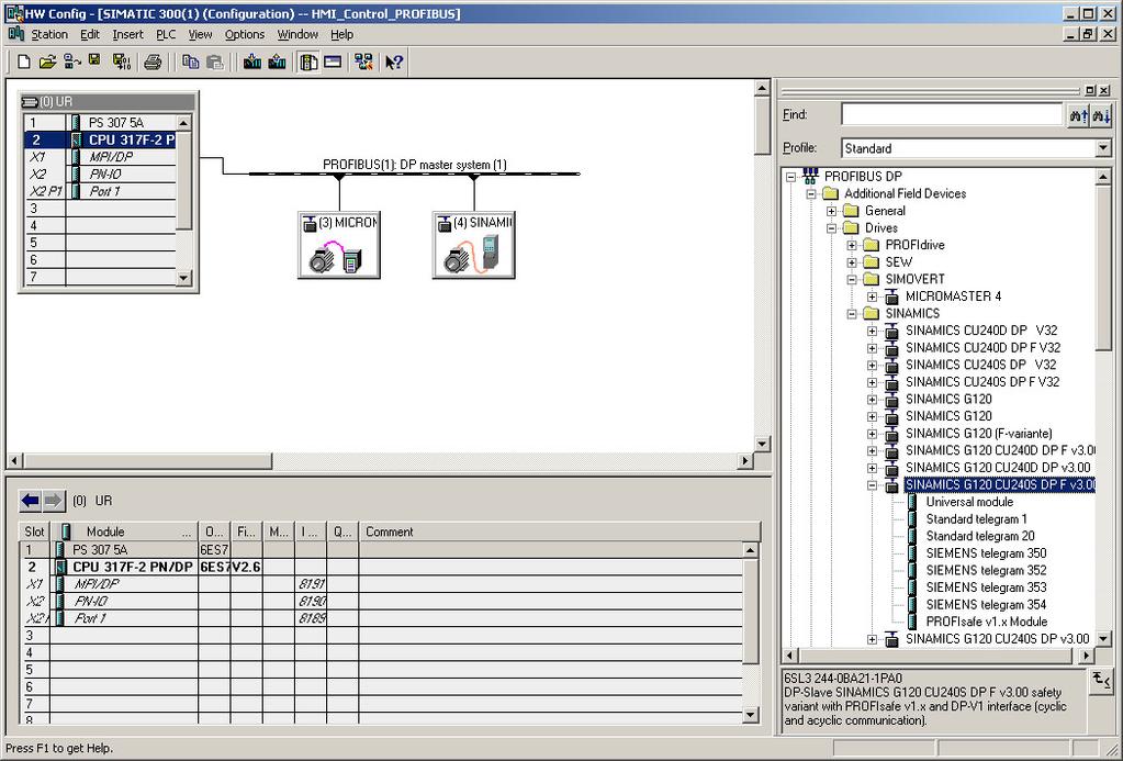 3.4 Configuring in SIMATIC Manager Open the SIMATIC Manager and create a new project Open the SIMATIC Manager and create a new project. Insert a SIMATIC 300-Station in the project.