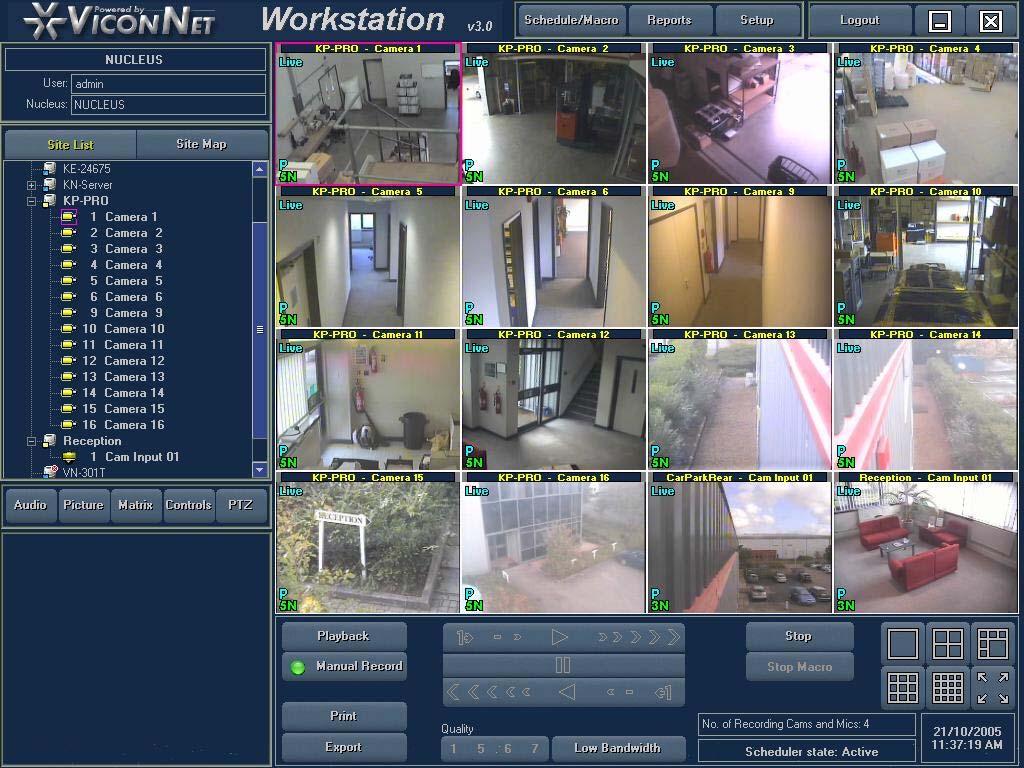 Vicon Kollector & ViconNet A step by step guide to basic operation Logging In Page 2 Viewing Live Cameras Page 3 Quick