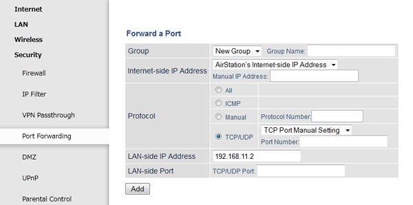 Setting Up Port Forwarding Rules If UPnP is enabled, most programs will configure this for you automatically. Otherwise, you can manually set rules for port forwarding.