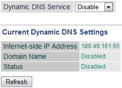 Dynamic DNS Configure dynamic DNS settings here. Many settings are only available when the appropriate dynamic DNS service is enabled.