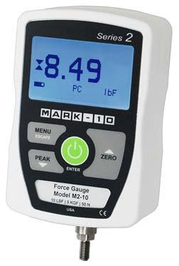 Thank you Thank you for purchasing a Mark-10 Series 2 digital force gauge, designed for tension and compression force testing applications from 2 to 500 lbf (10 to 2,500 N) full scale.