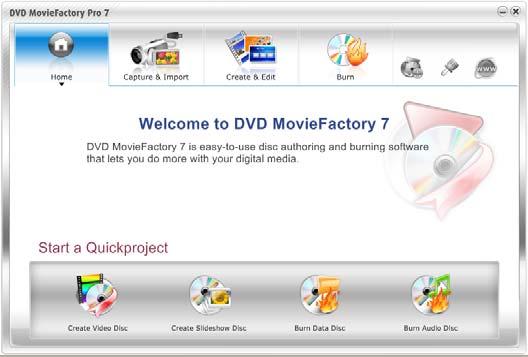 COREL DVD MOVIEFACTORY USER GUIDE 7 Welcome to Corel DVD MovieFactory Corel DVD MovieFactory software allows you to author and burn standard and high-definition videos.