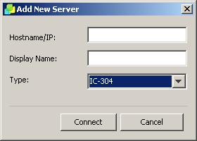 In the Hostname/IP box, type the server s name or IP address. 4.
