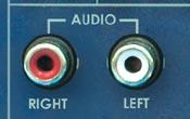 Analog Audio Out for Monitoring: There are two channels