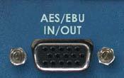 AES-3id unbalanced Audio Cable adaptor ch1 / ch2 In and