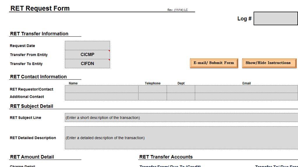 How to fill out the RET Form Verify