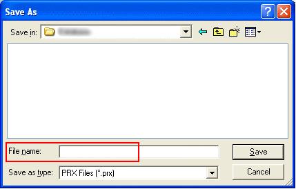 (5) Click [Receive Project], and the following dialog box