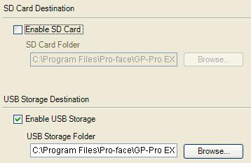 2. Check and change the destination folder setting following the steps below. i. Click [Project]->[Information]->[Destination Folder]. ii.