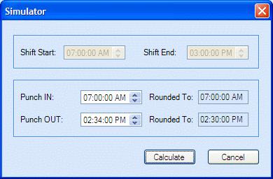 Easy Time Control Training Manual Module 5 Mention the Break/Lunch Time that has to be deducted from the shift time. Click OK to save the shift details.