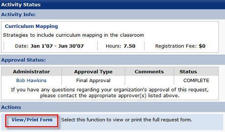 Submit an Activity for Final Credit Once an activity is complete, you may need to "Mark Complete" in order for the activity to be submitted for final credit.