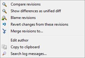 only; it does not replace your working copy with the entire file at the earlier revision. This is very useful for undoing an earlier change when other unrelated changes have been made since.