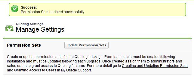 4. The new permission sets will appear in the Permission Sets page (Setup > Manage Users >