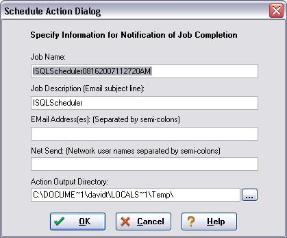 To monitor and administer your new job, on the Oracle datasource, right-click the Instance node, and then select Oracle Job Queue. This opens the Windows Job Scheduler dialog.
