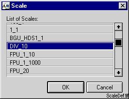 COM 500 *4.1 MicroSCADA Pro 1MRS751858-MEN Fig. 4.6.13.1.-2 Scale dialog You can edit the attributes of a selected scale object by selecting Scale from the Signal menu, when a cell containing a scale name is selected.