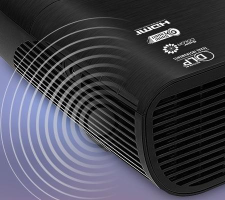 SonicExpert Technology Following a ground-breaking proprietary speaker transducer and chamber re-design, LightStream projectors deliver full-range sound 20Hz 20KHz for presentations or off-the-clock