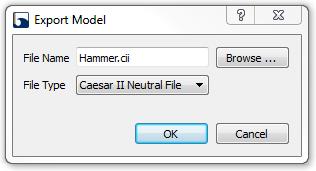 3. CREATING THE CAESAR II MODEL It is common for piping engineers to construct the piping model first in a pipe stress package like CAESAR II to determine the locations of restraints and to perform