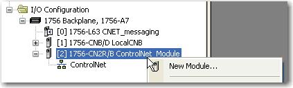 Configure a ControlNet Module Chapter 3 Add and Configure a Remote ControlNet Module After you have added the local ControlNet communication module, you must add remote ControlNet communication