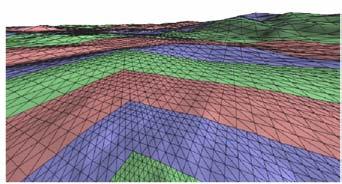 Avoiding cracks Make neighbouring tiles with different LOD join up Modify the geometry of the tile with the lower LOD Need to keep pointers to neighbour tiles in quadtree Smooth transition between