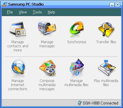 1. Samsung PC Studio Samsung PC Studio is a Windows-based PC programme package that you can use easily to manage personal data and multimedia files by connecting a Samsung Electronics Mobile Phone