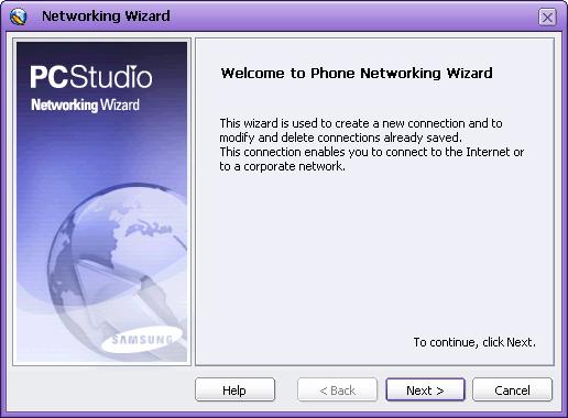 Networking Wizard (Manage Internet connections) - Allows you to
