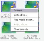 Delete Files Multimedia Manager allows you to delete media files. You can delete files either from Media album or Music playlist.