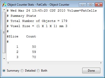 Exercise 47 : Object Counter - Counting Cells 10. Reduce the X Max to 470 using the arrow key and observe the effect (seen along the right side of the image display). 11.