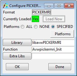 When a format is selected, the associated properties will automatically become checked in the Properties section of the window.
