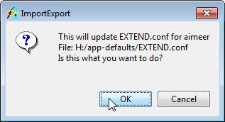 Exercise 3 : Switching on Support for Additional Formats 8. Click OK. A dialog box will be returned stating that your EXTEND.conf file will be updated, click OK (figure 4).