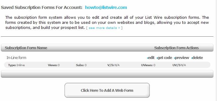 to listwire below your subscription form, if you don t delete it in the html code later on.