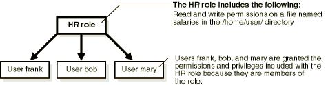 JAAS Provider User Services Role Hierarchy Role Activation Role Hierarchy RBAC simplifies the management problems created by direct assignment of permissions to users.