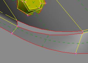 you will create a curved face to close the fillet area.