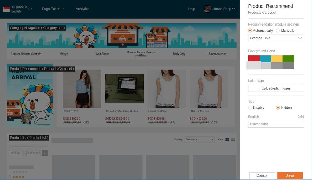 You can choose the SKU automatically or manually. If you choose the automatic way, Lazada will pick the SKUs by volume of sales.