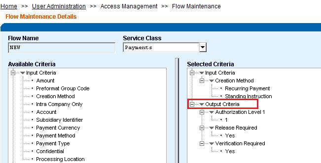 Therefore, in case of specifying one of the following options: Release Required and / or Verification Required as output criteria (during the creation of the flow for Standing